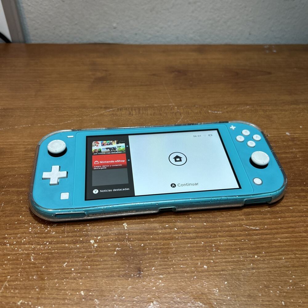 Nintendo Switch Lite 32GB Handheld Console Turquoise Green - Great Condition